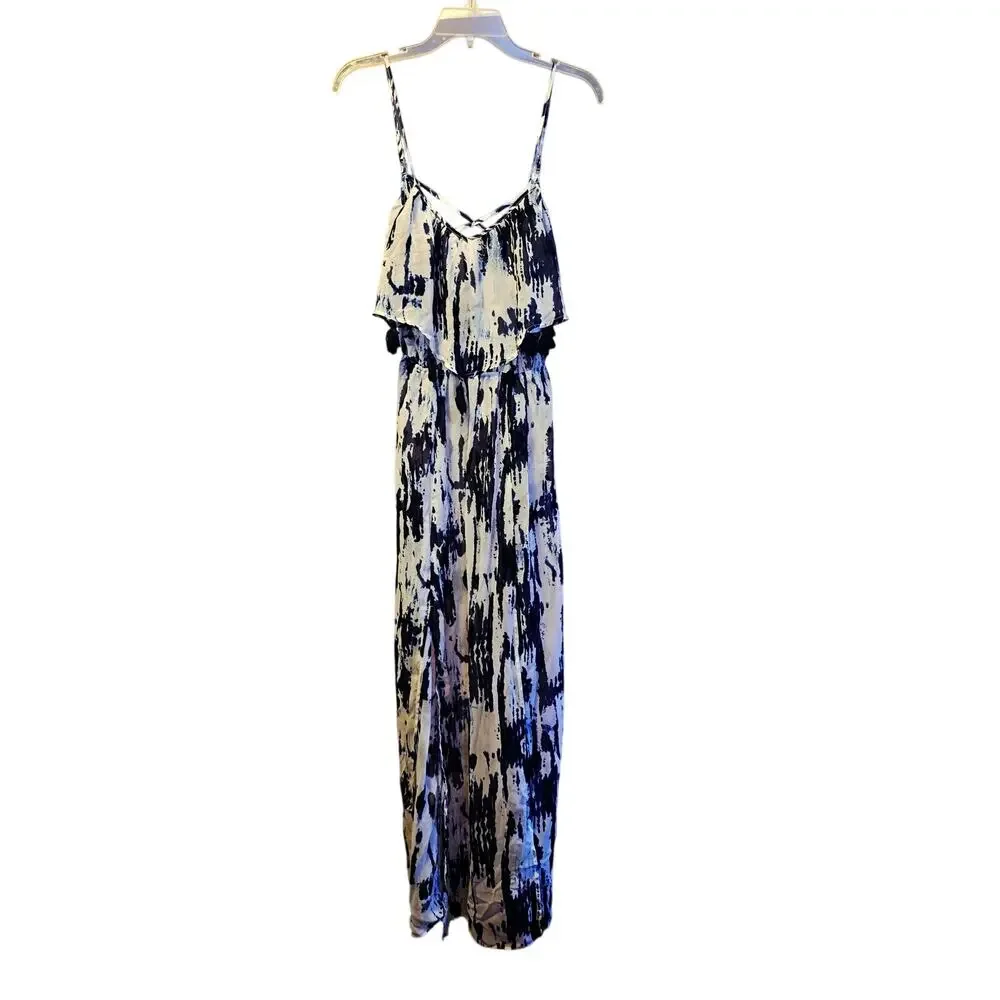 Abercrombie & Fitch tie dye semi sheer maxi dress size small